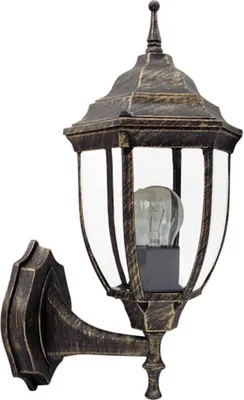 Produktbild von Rabalux 8452 Außenwandleuchte Nizza, E27, gold, Klassisch, IP43, 36cm