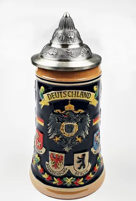Produktbild von Bierkrug mit Deckel Deutschland Bundesländer 0,5 Liter