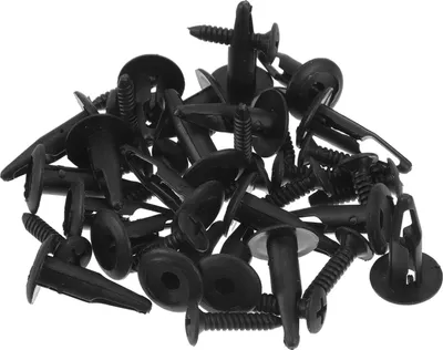 Produktbild von Auto-Frontkotflügel-Schürzenclip für Chrysler 200 2011-2014 Langlebig Nr. N803946S/6502871 | Stoßtyp Kunststoff-Befestigungsnieten Schwarz 20 Stück.