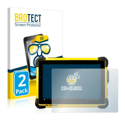 Produktbild von 2x Für Trimble T10 Schutzfolie BROTECT Displayschutz Display Schutz Folie Klar Transparent