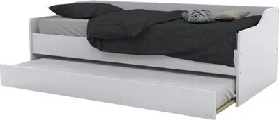 Produktbild von AUSZIEHBETT SWEET mit Bettschublade / Bett 90x190 - Weiß