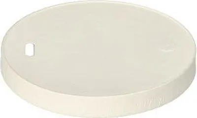 Produktbild von Deckel für Trinkbecher aus Pappe Ø 9 cm, weiß – 500 Stück, umweltfreundlich & kompostierbar