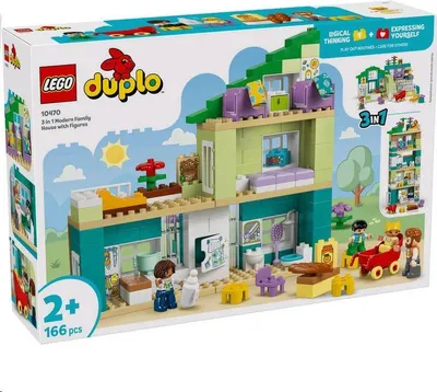 Obrázek produktu pro LEGO DUPLO Moderní rodinný dům 3 v 1 10470