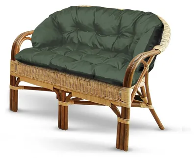 Produktbild von Gartenkissen 190x40 cm für Sofa, Bank, wasserfest, grün