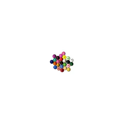 Image de Meyco 165 perles en bois 4mm en mélange multicolore résistant à la sueur et à la salive