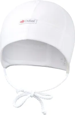 Produktbild von Kindermütze zum Binden Flachnaht Outlast® - weiss, 3 | 42-44 cm