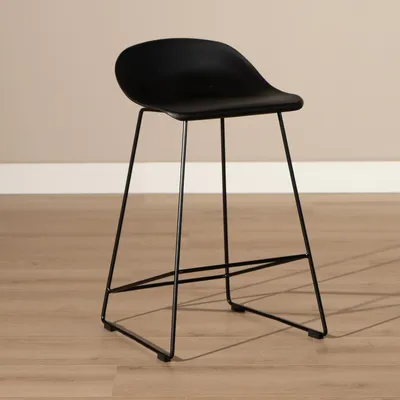 Produktbild von Bronx71 Barhocker Ellen skandinavisches Design schwarz 66 cm