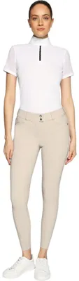 Produktbild von Samshield Reithose Damen Full-Grip Delice Crystal Ferna FS 2026 Damenreithose Beige 32