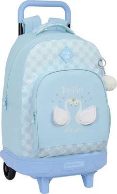 Produktbild von Safta Glowlab Swans Trolley Blau  Blau One Size