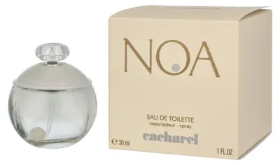 Produktbild von Cacharel Noa, Frauen, 30 ml, Freesie, Moschus, Pfirsich, Pfingstrose, Pflaume, Gras, Jasmin, Lilie, Maiglöckchen, Rose, Canangabaum, Zedernholz, Kaffee, Koriander, Weihrauch, Sandelholz, Tonka-Bohne, Vanille, Spray