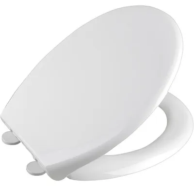 Produktbild von WC-Sitz SOPHIE Soft-Close-Toilettensitz abnehmbar Toilettenbrille weiß abgerundet Polypropylen