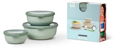 Productafbeelding van Multikom Cirqula 3-delige set (350, 750, 1250 ml) - Nordic sage