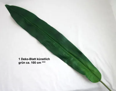 Produktbild von 1 Deko-Blatt künstlich grün ca. 100 cm