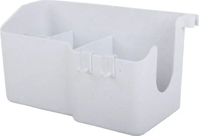 Imagen del producto de Verk 24125: Soporte multifuncional para secador de pelo, color gris claro
