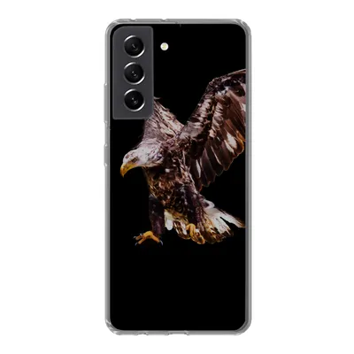 Produktbild von MuchoWow® Handyhülle Schutzhülle Hülle für Samsung Galaxy S21 FE Adler - Vogel - Federn Silikon Softcase Handy Hülle - Mobiltelefonhülle