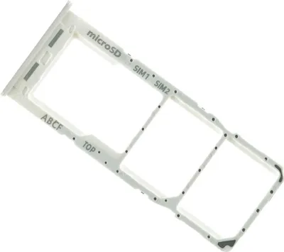 Produktbild von Simkarten Halter für Samsung Galaxy A23 5G - Tray Fach Schublade Schlitten Weiß