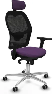 Produktbild von Bürostuhl mit Kopfstütze Jorquera Piqueras y Crespo 3D086G2 Lila