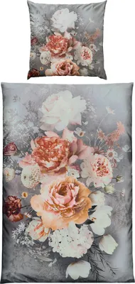 Produktbild von REDBEST Bettwäsche grau 1x 135x200 cm + 1x 80x80 cm