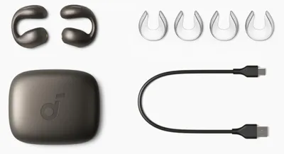 Obrázek produktu pro Soundcore C40i, Bezdrátový, Volání / hudba / sport / volný čas, 60 g, Sluchátka, Černá