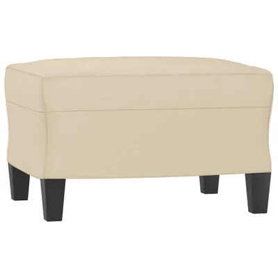 Immagine prodotto di Poggiapiedi Crema 60x50x41 cm in Tessuto Microfibra