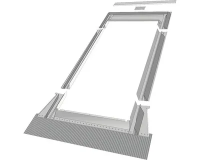 Obrázek produktu pro Těsnící lemování pro profilované krytiny 4,5 x 78 x 98 cm