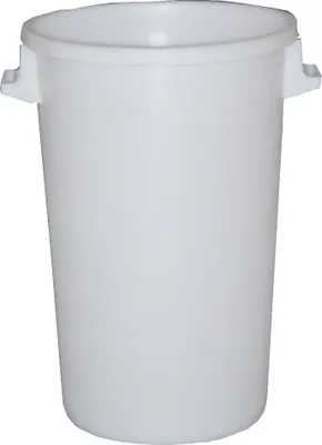 Produktbild von CHEFGASTRO Abfalltonne | 200 Liter, HxB 81x67cm | Weiß