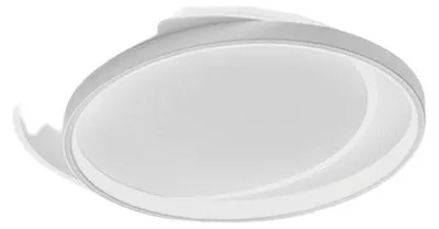 Obrázek produktu pro Stropní LED svítidlo Christine P/G, 48 W, 3000 lm, 3000 K, bílý saténový hliníkový rám a difuzor z opálového metakrylátu – Gea Luce