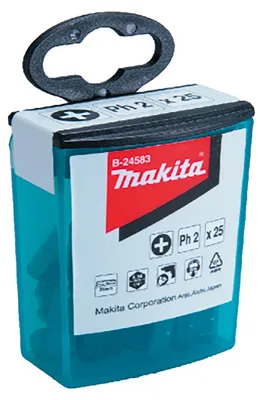 Produktbild von Makita B-24583, 25 Stück(e), Kreuz, 1/4", PH 2, 25 mm