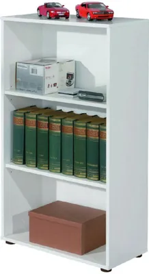 Produktbild von Türen - Bücherregal, 60x30x110h cm Weiß, 2 Regale