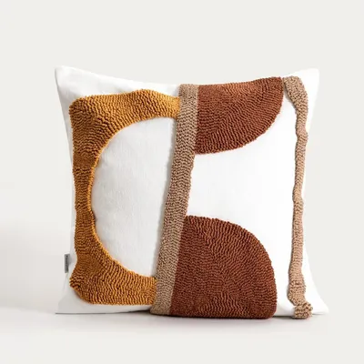 Produktbild von HOMLA NAYLA Kopfkissenbezug mit getuftetem geometrischem Muster 45x45 cm