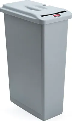 Slim Jim Combo Vertraulich 87 Liter, Rubbermaid Grau Rubbermaid VB 000915