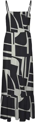 Produktbild von Vero Moda Easy Joy Smock ärmelloses Langes Kleid Schwarz XL Frau Schwarz XL