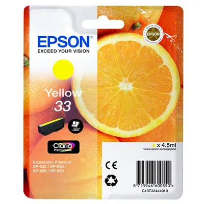Image de Epson Tray No.33 - T3344 (Jaune)