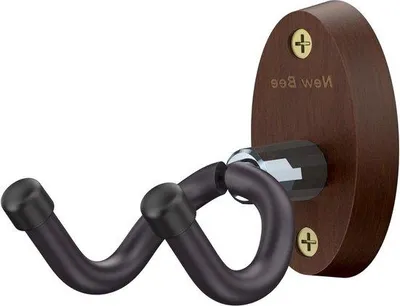 Produktbild von Wandhalter für E-Gitarre, Banjo, Holz, Wandmontage
