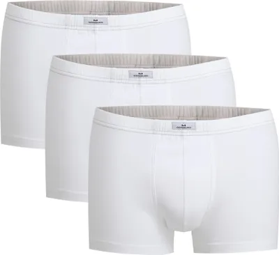 Produktbild von 3er Pack Götzburg Short Boxer Boxershorts Unterhose M L XL XXL, Farbe:Weiß, Artikelnummer:740922, Wäschegröße:2XL, Artikel:3er Pack weiß