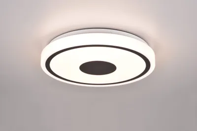Obrázek produktu pro TRIO Reality R64361132 BUNDA stropné svietidlo SMD LED D330mm 16W/1900lm 3000K ?ierna, biela