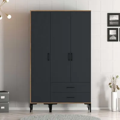 Obrázok produktu pre Skye Decor, Šatníková skri?a - Kiara ST (orech + antracit)