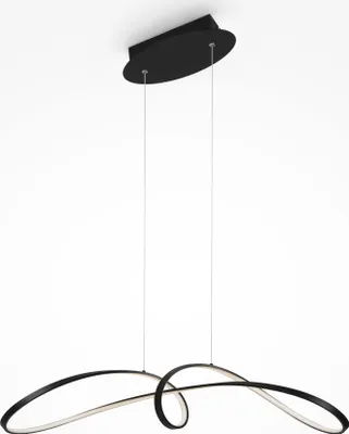 Produktbild von Maytoni Pendelleuchte Curve Schwarz, LED, 4000K, 2800lm