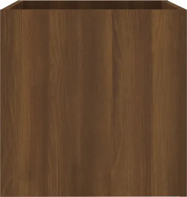 Obrázek produktu pro The Living Store Květináč hnědý dubový vzhled 40x40x40 cm materiál na bázi dřeva