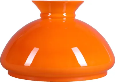 Produktbild von Petroleumglas Ø 234mm Lampenglas Orange Vestaschirm Ersatzglas Leuchtenglas Glaschirm rund