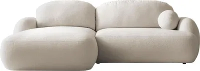 Produktbild von MIRJAN24 Ecksofa Mayo mit Bettkasten und Schlaffunktion, Stilvoll Eckcouch, Rückenlehne in Form beweglicher Kissen (Farbe: Now or Never 03, Seite: Links)