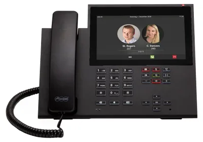 Produktbild von Auerswald COMfortel D-600, Analoges Telefon, Kabelgebundenes Mobilteil, Schwarz
