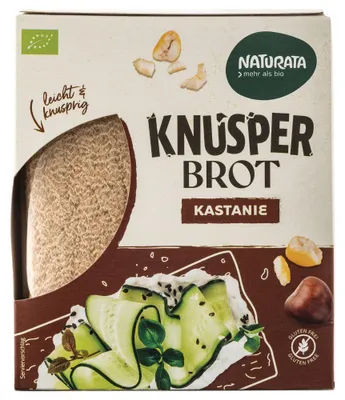 Produktbild von Naturata Knusperbrot Kastanie 100g