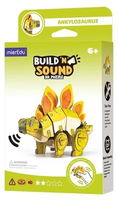 Obrázok produktu pre 3D puzzle Stegosaurus so zvukom na zostavenie