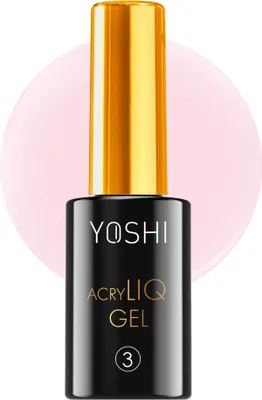 Produktbild von Yoshi | Acrylgel - Verschönernde Grundierung Für Hybridlacke - AcryLIQ Gel No 3 - Rosa - 10ml - Selbstglättend