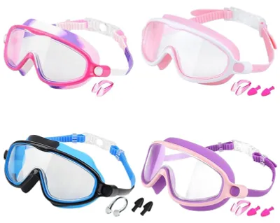 Zdjęcie produktu dla Okulary pływackie dla dzieci z szerokim polem widzenia i ochroną UV