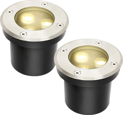Produktbild von Peviasot 12x 3W Bodenleuchte IP67 LED Leuchte Bodeneinbaustrahler Bodenstrahler Boden