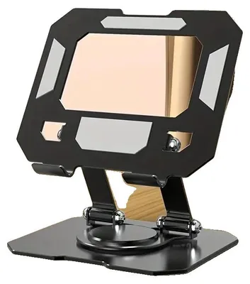 Obrázok produktu pre Držiak na tablet, otočný o 360°, s nastaviteľným uhlom, čierny