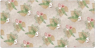 Produktbild von Laptop Schreibtischmatte - 120x60 cm - Mauspad - Tischunterlage - Blumenzusammensetzung
