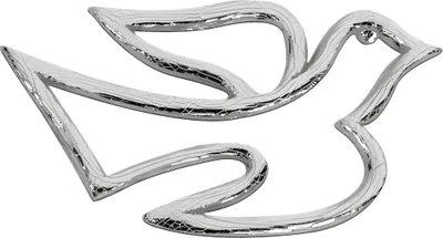 Produktbild von KNORR PRANDELL 218306014 Wachstaube 40 x 22 mm silberfarben